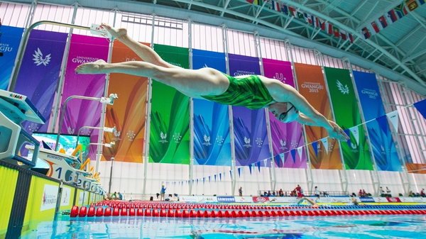 Fiona Doyle in action at the World University Games in Nambu, South Korea