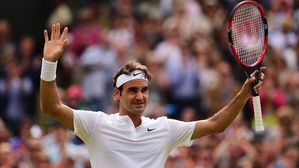 Roger Federer reached 116 consecutive unbroken service games on his way to victory