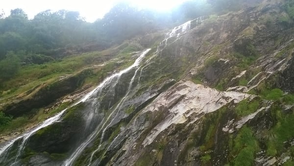 Powerscourt Waterfall - the country's highest waterfall