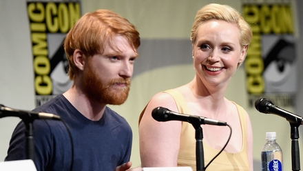 Domhnall Gleeson and Gwendoline Christie