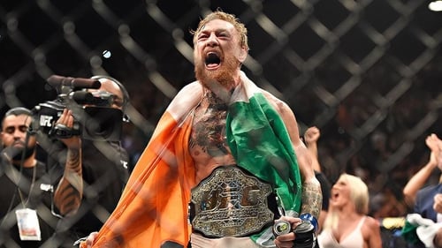 Conor McGregor became the UFC interim featherweight champion after a brutal fight with Chad Mendes in Las Vegas