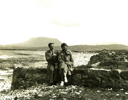 Proinsias agus Ingeborg Meyer Sickendiek ón Ghearmáin.  © RTÉ