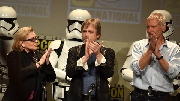 Hamill (centre) said even a dark side turn for Luke was 
