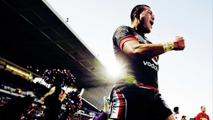 Tuimoala Lolohea of the Warriors celebrates after scoring a try during the round 18 NRL match between the New Zealand Warriors and the Melbourne Storm at Mt Smart Stadium