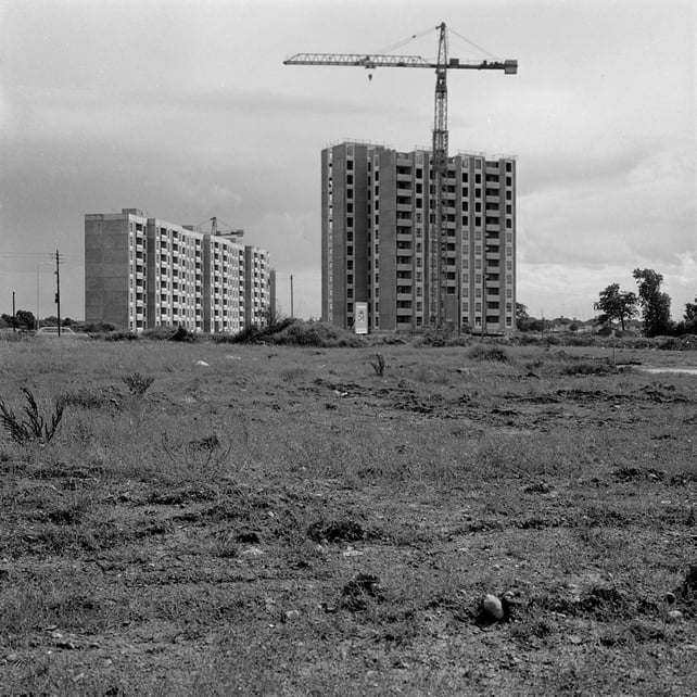 Ballymun Flats Under Construction (1967)