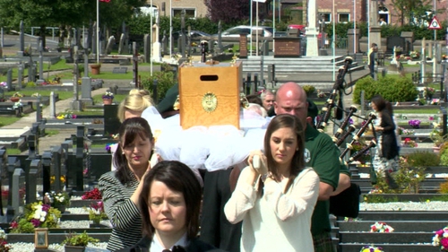 The parish of Clonoe buried Catherine Burns today, 183 years after her death in the US