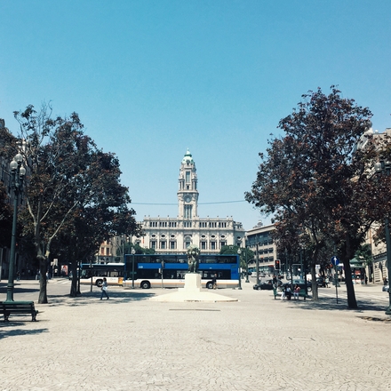 The City Hall in Avenida Dos Aliados