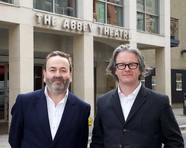 Neil Murray, left and Graham McLaren, right who have just been announced as the next Directors at the Abbey Theatre.
