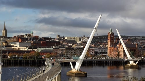 Derry's Peace Bridge: a growing proportion of the Northern Irish population identifies as neither Catholic or Protestant.