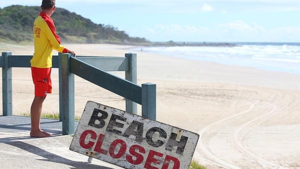 Beaches in Ballina have closed amid fresh shark sightings