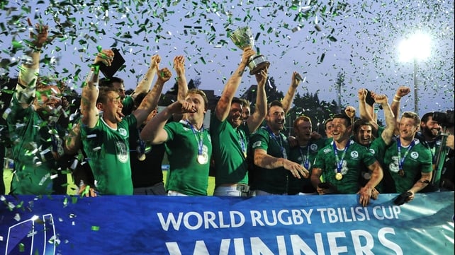 Emerging Ireland celebrate