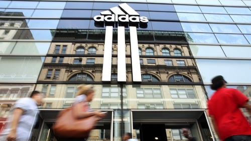 Adidas said its third-quarter sales rose 9% to €5.677 billion
