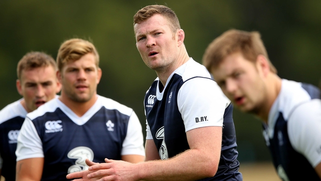 Donnacha Ryan starts in the second row