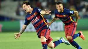 Lionel Messi scored two of Barca's five in yet another superb performance from the diminutive Argentine