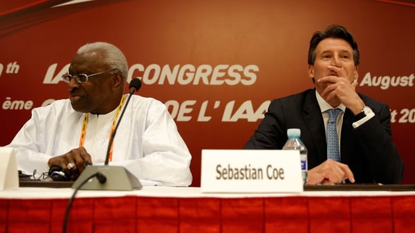 Lamine Diack and his successor Seb Coe