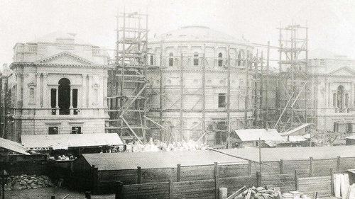 The museum during its construction (All images courtesy of the National Museum of Ireland)