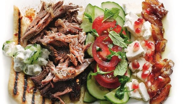 Middle Eastern Lamb with Feta Salad