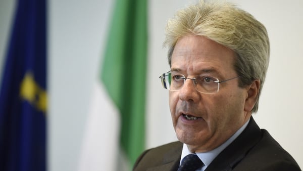 Italy's Prime Minister Paolo Gentiloni gets some reassuring economic news today