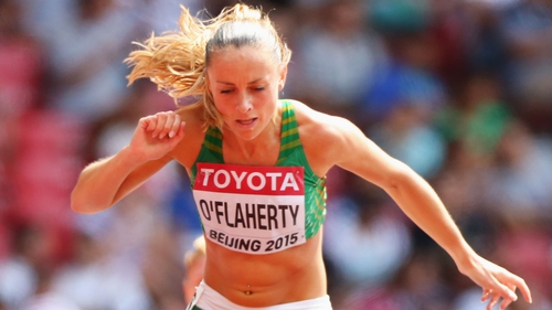 Kerry O'Flaherty finished 13th in the heats of the women's 3,000m steeplechase