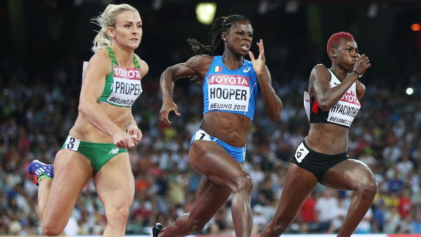 Kelly Proper was close to her season's best in the 200 metres, but missed out on qualification