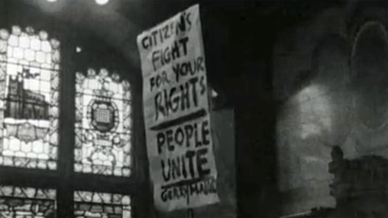 Protest at Guildhall Derry (1968)