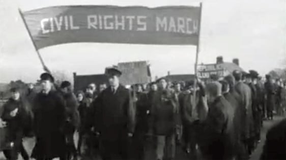 Civil Rights March Belfast to Derry, Toome : Day 2
