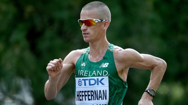 Rob Heffernan finished 28th in the 20km walk in his first Olympic Games in 2000