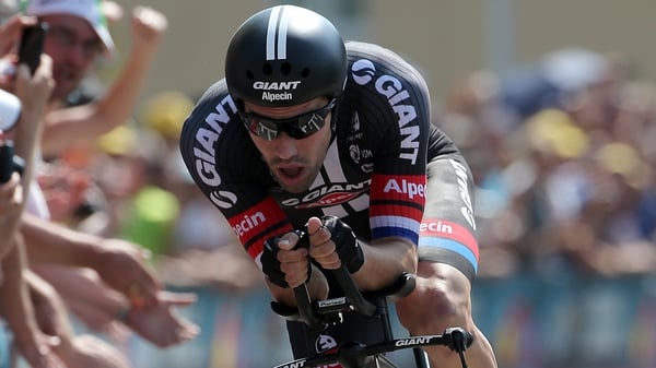 Tom Dumoulin takes the lead in Spain with just four stages left in Vuelta a Espana