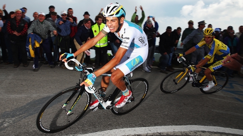Fabio Aru now leads the Vuelta overall