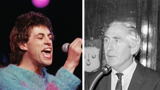 Bob Geldof and Ronnie Delany