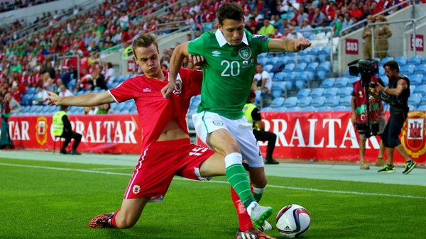Wes Hoolahan has emerged as a doubt for Ireland