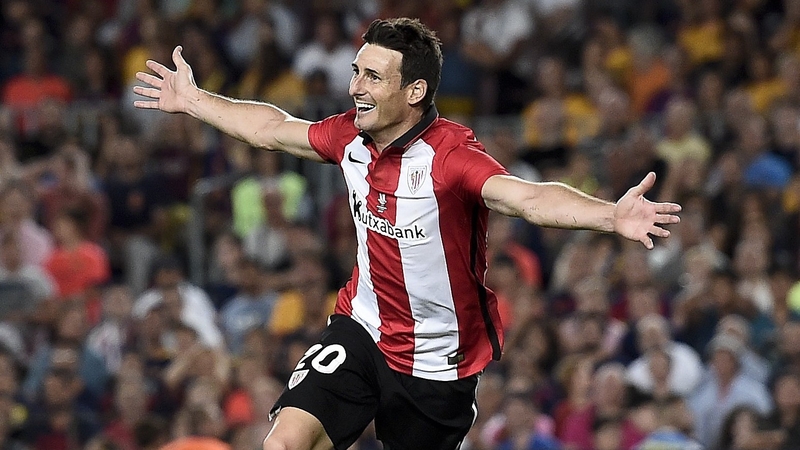 Aritz Aduriz scored two for Bilbao