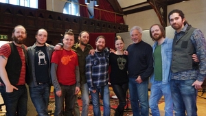 Rackhouse Pilfer with Tom Jones and Imelda May in London earlier this year, recording two songs