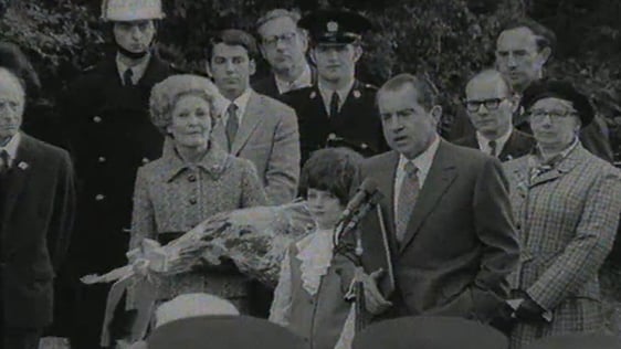 President Nixon Visit To Ireland 1970