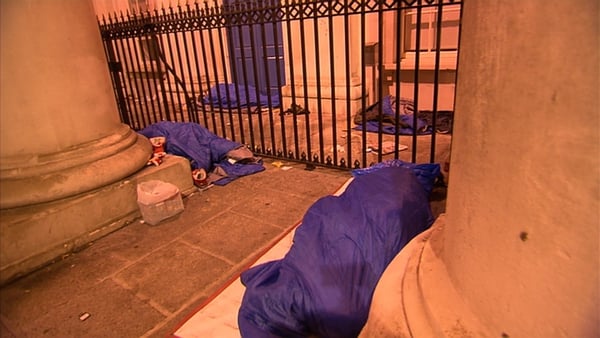 Latest figures show that there are more than 8,300 homeless people in Ireland