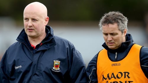 Pat Holmes (l) and Noel Connelly had just one season in charge