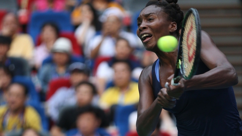 Venus Williams on her way to winning the Wuhan Open in China