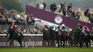 Frankie Dettori and Golden Horn pull clear to win the Longchamp feature