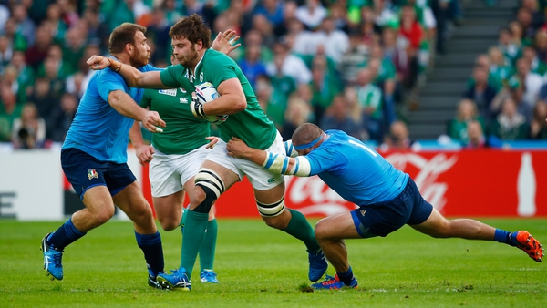 Iain Henderson was one of Ireland's better performers at the 2015 World Cup