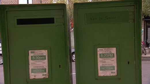 Postboxes in Dublin