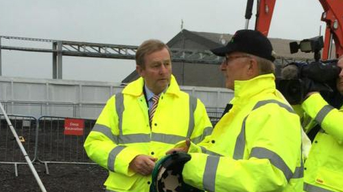 Enda Kenny was speaking at the announcement of a new power plant in Co Mayo