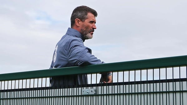Roy Keane in Abbotstown this morning