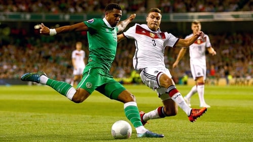 Cyrus Christie rose to the challenge of stepping in for Seamus Coleman