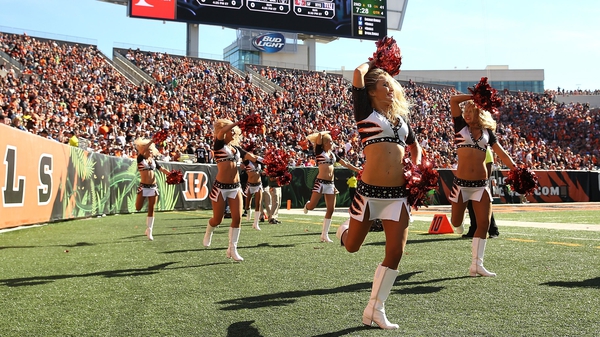 Members of the Cincinnati Bengals cheerleading squad saw their team produce a sensational comeback