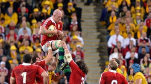 Paul O'Connell in action against Australia in the 2013 Lions tour
