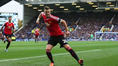 Goal celebrations like this one from Morgan Schneiderlin have been rare in recent games for Manchester United