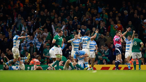 Ireland were hammered by Argentina at the Rugby World Cup