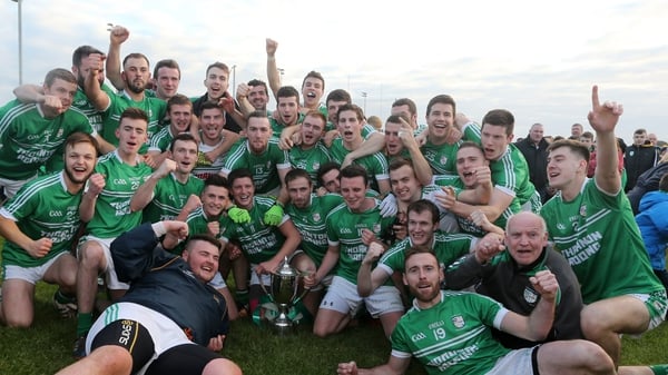 Cargin players celebrate a first county success in nine years