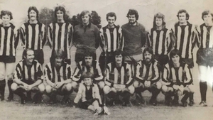 The Athlone squad that did the League of Ireland proud in 1975