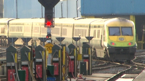 Bus transfers will be in place on some services to and from Heuston today